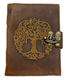 Tree of Life Soft Leather Embossed Journal